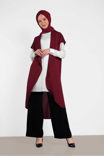 Alvina Embroidered Shoulder Detailed Double Tunic 4475