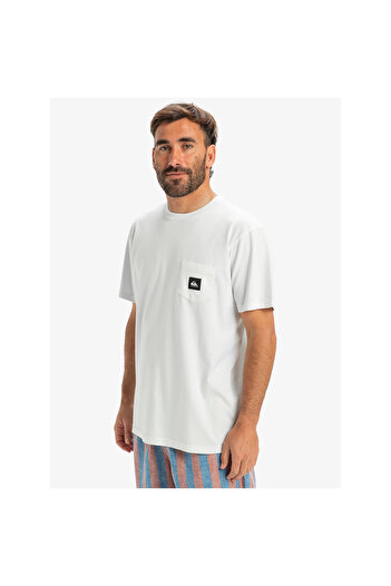 Quiksilver EQYZT08035-WBK0 - Tricou ALB ÎNCHIS
