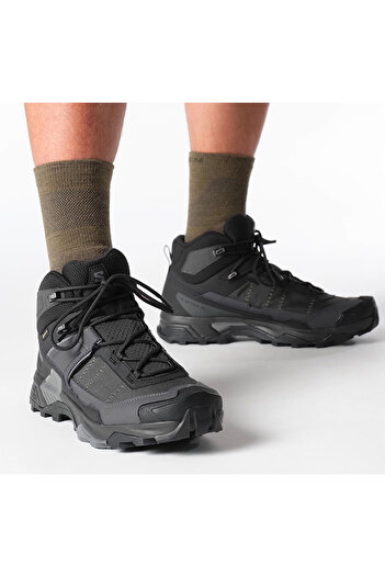 Salomon Ανδρικές μπότες εξωτερικού χώρου X Ultra 5 Mid Gtx L477542 - Μαύρο