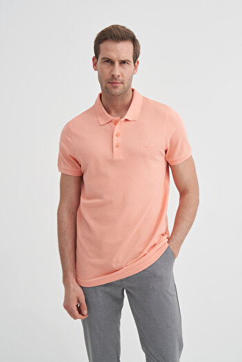 Cazador Μπλουζάκι Jazz 4613 Polo Pike Salmon