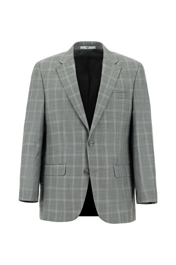 Kiğılı Relaxed Fit Comfortable Cut Classic Plaid Suit