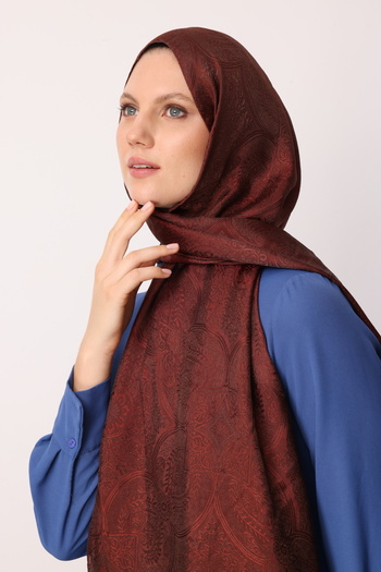 Mooncorn Vera Desen Shine Line Shawl Bitter Coffee-Brown