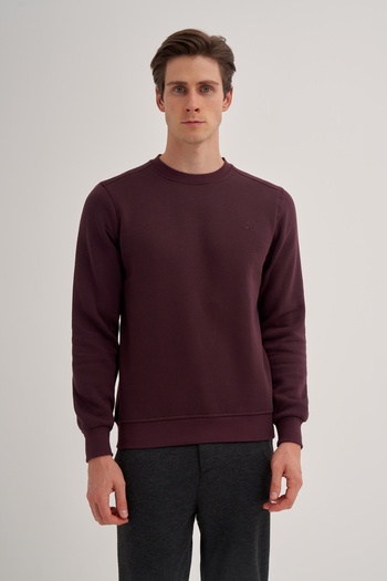 Cazador Slim Fit Soft Inside Ribbed 3 Thread Sweatshirt
