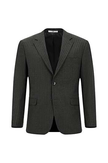 Kiğılı Striped Polyester/Viscose Suit