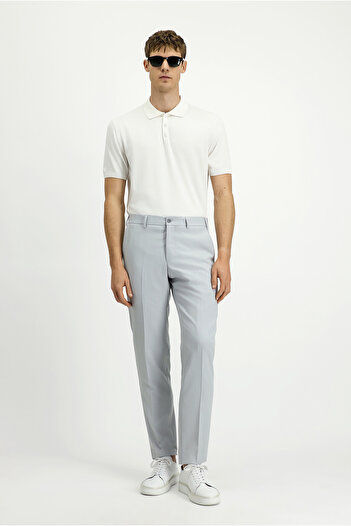 Kiğılı Relaxed Fit Comfortable Cut Lycra Classic Fabric Trousers