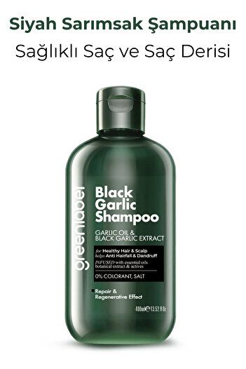 Greenlabel Greenlabel 400ml Paraben-Free and Salt-Free Black Garlic Extract Shampoo