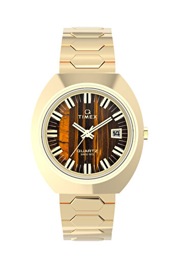 Timex Q Timex® 1972 Time Machine Reissue 39mm Stainless Steel Bracelet Watch