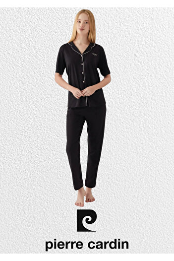 Pierre Cardin Women's Clothing Cotton Modal Short Sleeve Shirt Pajamas Set (2 Gift Socks) Ol.Pc.7715.001