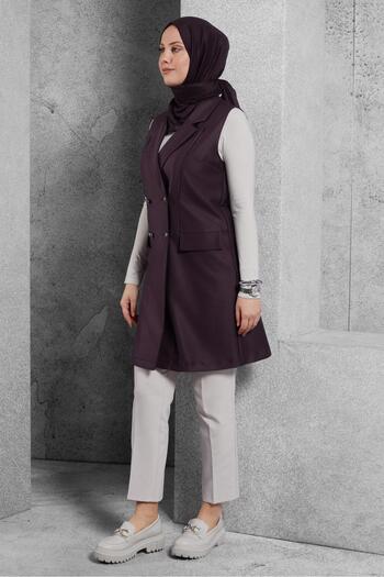 Alvina Kruvaze Collar Vest 45219