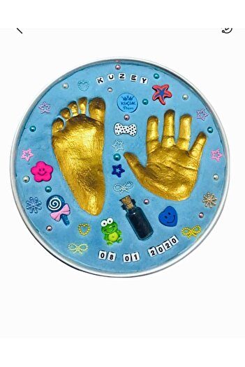 STATİK HAMUR Bebek El ve Ayak İzi Seti