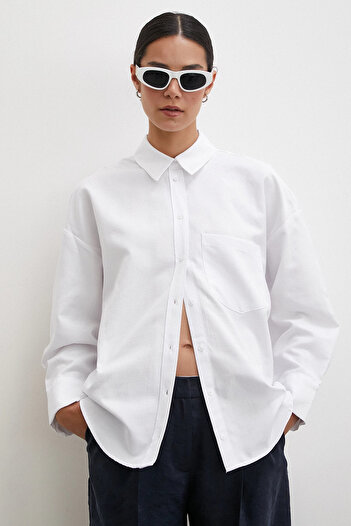 Never more Ecru Classic Shirt