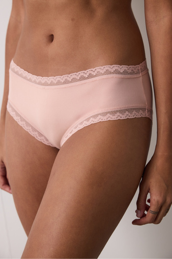 Penti Light Dusty Rose Easy Trim Hipster-Höschen mit niedriger Taille