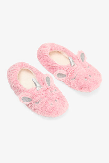 Penti Light Pink Unicorn House Shoes