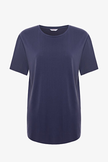 Penti Μπλουζάκι με σκούρο Indigo Crew Loose Fit Modal