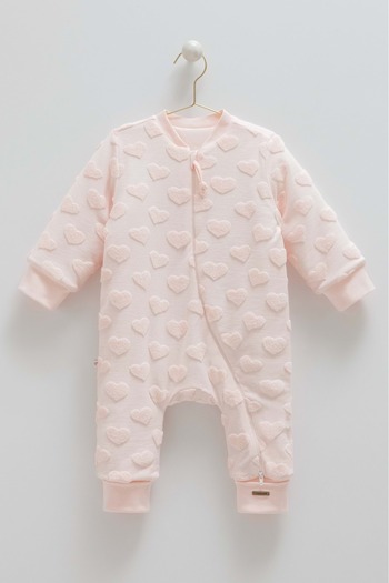 DIGERUI Cute Dreams Heart Detail Sleeping Bag - Tog 2.5 Pink