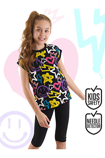 MSHB&G Street Style Mädchen Sommer T-Shirt Leggings Set