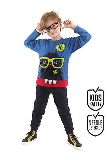Denokids Hi Monster T-Shirt-Hosen-Set für Jungen