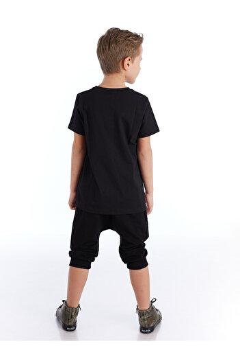 MSHB&G Pixel Tiger T-Shirt-Capri-Shorts-Set für Jungen