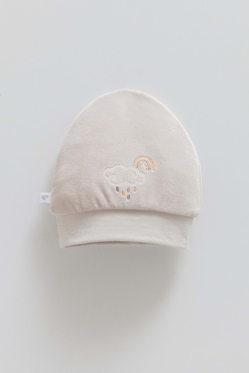 DIGERUI Star Point Embroidered Velvet Beret Gray