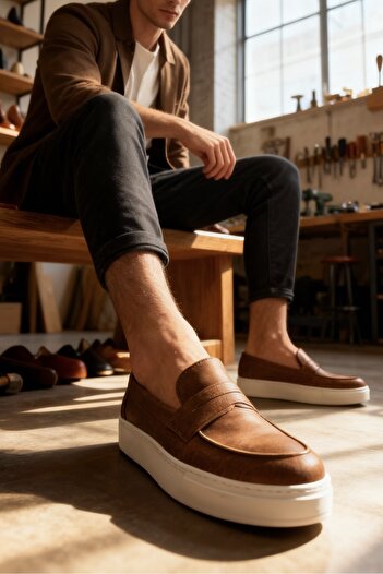 Knack 400 Model Daily Classic Tan Shoes