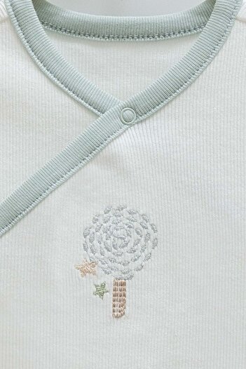 DIGERUI Hello Forest Anvelop Long Sleeve Double Snap Body Green