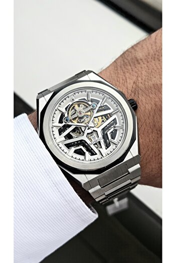Raymond Rym-311656 Automatic Men's Watch - Steel Case and Strap - 2 Years Warranty Ss-W
