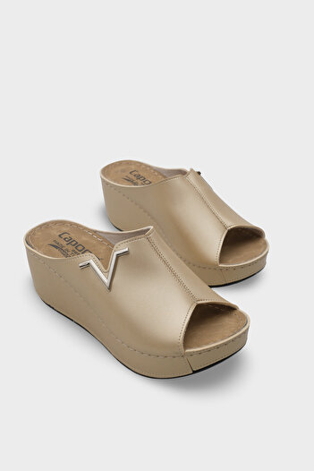 Capone Outfitters Papuci de mama cu toc pană, anatomici, moi, confortabili