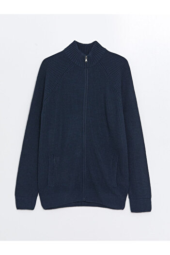 LC Waikiki Create Your Style from Uzg Store |   Standard Fit Stand Collar Men's Knit Cardigan