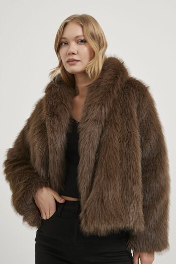 Arma Life Armalife 1773 Lolita Faux Fur Women's Coat