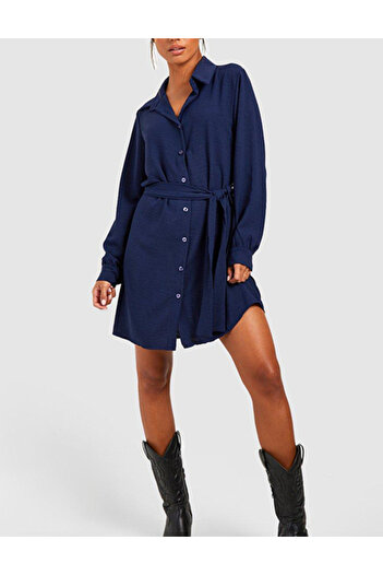 BOOHOO Boohoo mini dress, navy blue