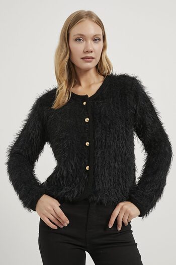 Arma Life Armalife 4938 Plush Looking Women's Cardigan