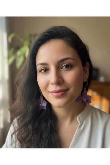 Lorys Boutique Natural Orchid Earrings