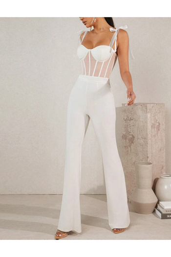 SHEIN Shein long jumpsuit, white