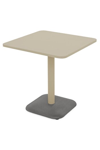 Maison Mex Square garden/terrace table VICENTE L.70 l.70 H.72.5 beige/black