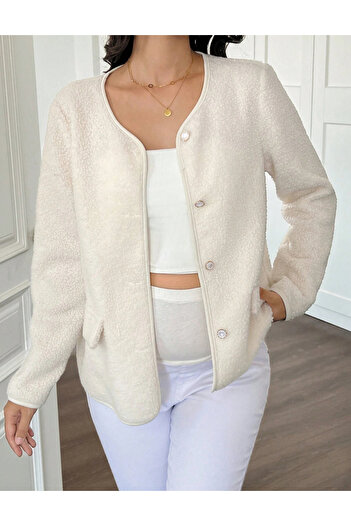 SHEIN Shein jacket, cream