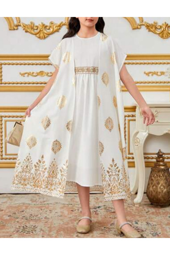 SHEIN Shein Dress and Cardigan Set, white