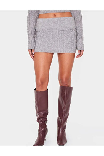 Pretty Little Thing PRETTYLITTLETHING mini skirt, grey