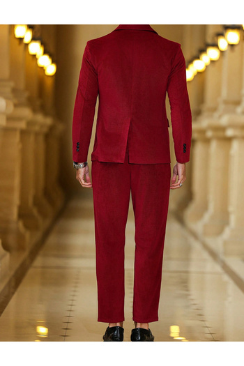 SHEIN Shein suit, cherry red