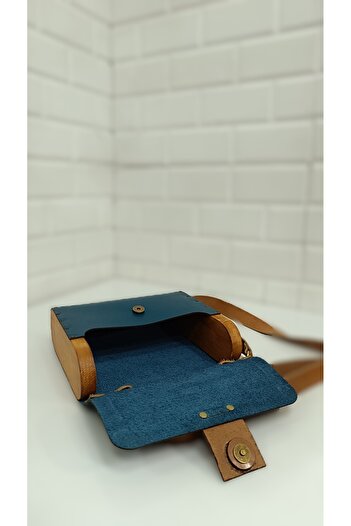 MARSEDO Women's Wooden Edged Genuine Leather