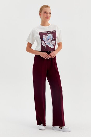 Nish&Chic Elastic waist bib pants