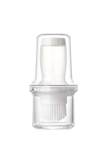 Doty Oil bottle with silicone brush OilBrush, easy to use, 80 ml, 12.7 cm x 6.6 cm, white,