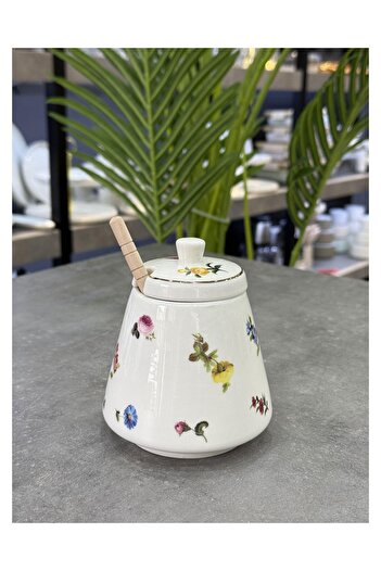 ACAR Leandra Luxury Porcelain Honey Jar