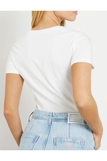 Guess Tricou Guess, alb