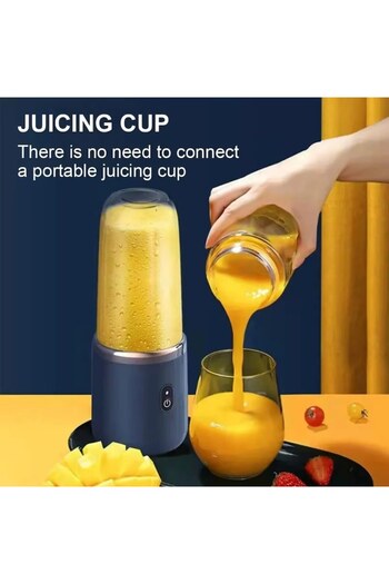 dalimag Portable Juicer, 21000 rpm, 400ml, blue, set with 2 travel cups