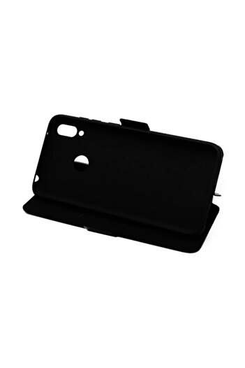 lemontti Book Elegant Case for Huawei Y7 2019, Black