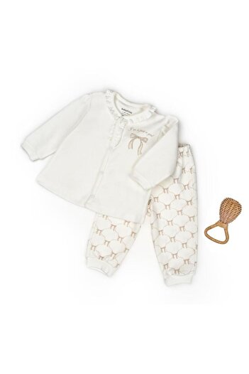 BabyCosy Organic Wear Baby Bottom and Top Set 100% Organic Cotton, Baby - Newborn - Csy8157