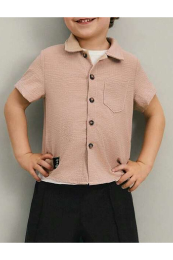 SHEIN Shein short sleeve shirt, beige