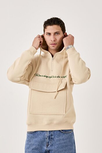 Rocqerx X-4005 Hooded Half-Zip Sweatshirt