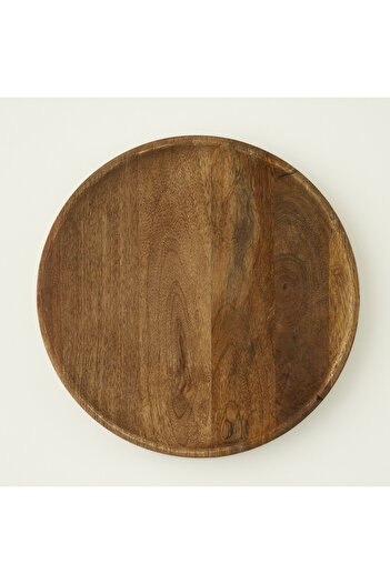Bella Maison Wooden Mango Serving Plate Natural (30 cm)