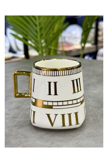Doğudeko Timeless Porcelain Gold Mug